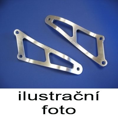 Držák výfuku - Kawasaki Z750 / Z750S -'06, stříbrný